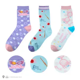 SET OF 3 LUNA LOVEGOOD SOCKS