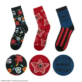 SET OF 3 STRANGER THINGS SOCKS