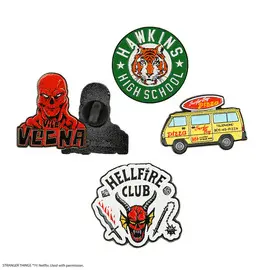 SET OF 4 STRANGER THINGS SEASON 4 PINS
