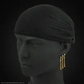 ZORO BANDANA & EARRING SET