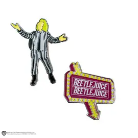 SET OF 2 BEETLEJUICE PINS