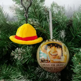 STRAW HAT KEYCHAIN PLUSH HOLIDAY - ONE PIECE