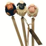 Pencil-Mini Pompom Sheep Asst