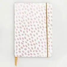AFN102 FDOTTY METALLIC A5 NOTEBOOK ROSE GOLD