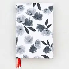MUL101 MONO ROSE TINTED MULTI RIBBON NOTEBOOK