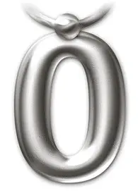 SOLID METAL LETTER KEYRINGS - LETTER O