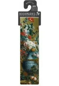 CLASSICS MAGNETIC BOOKMARKS - FLOWERS IN A BLUE VASE