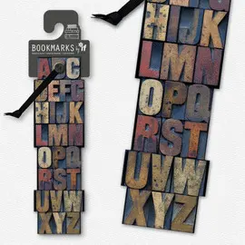 ACADEMIA BOOKMARKS LETTER PRESS - MARCAPÁGINAS TIPOGRAFÍA