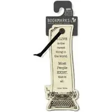 Academia Bookmarks - Typewriter