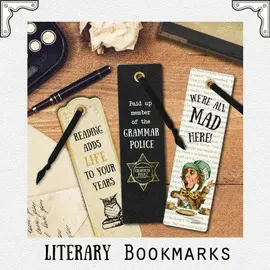 Literary Bookmarks - Grammar Police