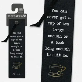 LITERARY BOOKMARKS CUP OF TEA - MARCAPÁGINAS TAZA DE TÉ