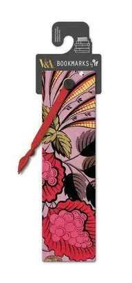 V&A BOOKMARK PINK BERRY TEXTILE - MARCAPÁGINAS