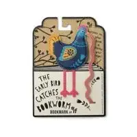 The Early Bird Catches The Bookworm Bookmark Chicken