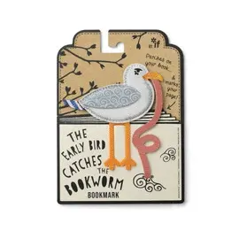 The Early Bird Catches The Bookworm Bookmark Seagull