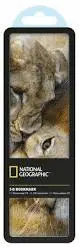 NATIONAL GEOGRAPHIC 3-D BOOKMARK, AFRICAN LIONS, SMITHSONIAN´S ZOO, WASHINGTON D.C., USA