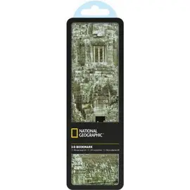 NATIONAL GEOGRAPHIC 3-D BOOKMARK THE BAYON, ANGKOR, CAMBODIA