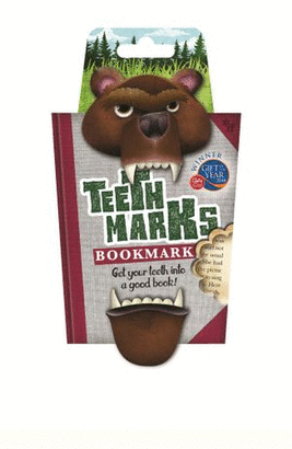 TEETH MARKS BOOKMARK BEAR