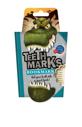 TEETH MARKS BOOKMARK T-REX