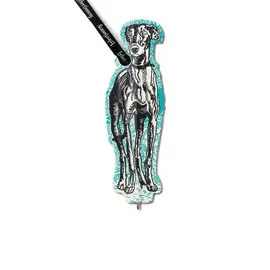 ECLECTIONERY FLAT BOOKMARK PENS - DOG