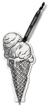 ECLECTIONERY FLAT BOOKMARK PENS - ICE CREAM