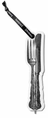 ECLECTIONERY FLAT BOOKMARK PENS - KNIFE & FORK