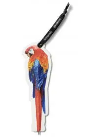 ECLECTIONERY FLAT BOOKMARK PENS - PARROT