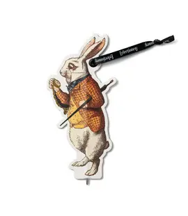 ECLECTIONERY FLAT BOOKMARK PENS - RABBIT