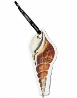 Eclectionery Flat Bookmark Pens - Shell