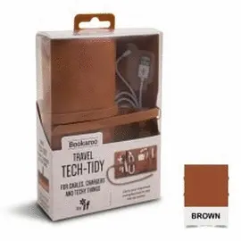 BOOKAROO TRAVEL TECH-TIDY - BROWN