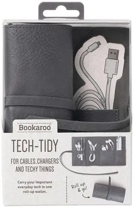 BOOKAROO TRAVEL TECH-TIDY - CHARCOAL