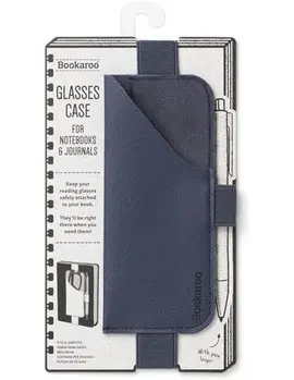 BOOKAROO GLASSES CASE -  NAVY