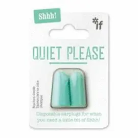 SHHH! FOAM EARPLUGS - QUIET PLEASE