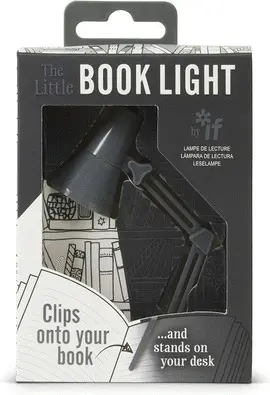 THE LITTLE BOOK LIGHT GRAY - PEQUEÑA LÁMPARA DE LECTURA GRIS