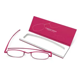 COMPACT LENSES FLAT-FOLDING READING GLASSES + 1.5 ANTEOJOS ROJOS