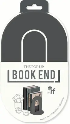 THE POP UP BOOKEND - CHARCOAL - SINGLE