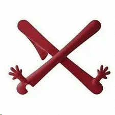 THE HANDS STAND IN SCARLET BOOKS AND TABLET - ATRIL CON MANOS 