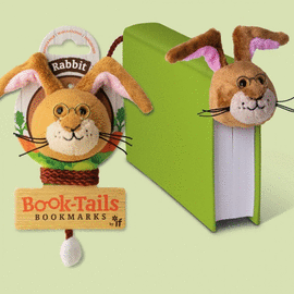 BOOK-TAILS BOOKMARK - RABBIT