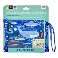 UNDER THE SEA TWO-SIDED TRAVEL PUZZLE - PETIT COLLAGE