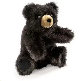 BABY BLACK BEAR PUPPET