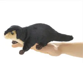 MINI OTTER RIVER FINGER PUPPET