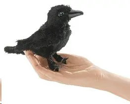 MINI RAVEN PUPPET