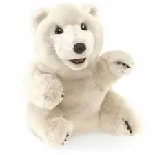 SITTING POLAR BEAR
