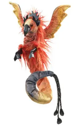 Phoenix Wristlet Puppet