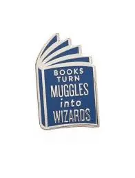 BOOKS ARE MAGIC ENAMEL PIN (SET OF 1)