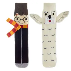Harry Potter Harry And Hedwig Novelty Socks Hallmark - Calcetines