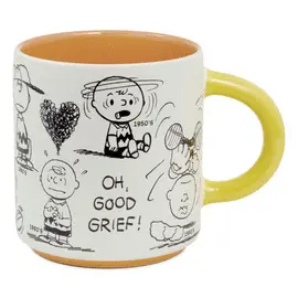 Peanuts® 75Th Charlie Brown Through The Decades Mug Hallmark - Taza