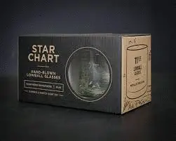 STAR CHART HAND-BLOWN LOWBALL GLASSES VASOS