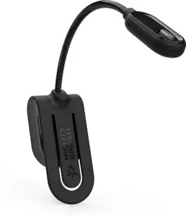 Miniflex 2 Book Light, Black - Lámpara para Lectura Negra