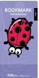 CLIP OVER THE PAGE CARDED LADYBUG BOOKMARK