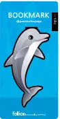 CLIP OVER THE PAGE CARDED DOLPHIN BOOKMARK